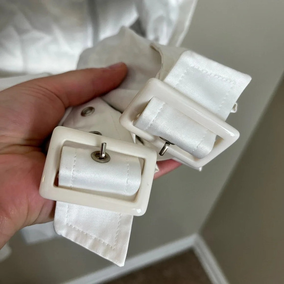 G By Guess • Shiny White Pea Coat - Picture 3 of 9